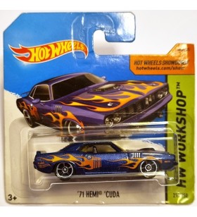 Hot Wheels 71 Hemi Cuda HW Workshop Capraz Baloncuk